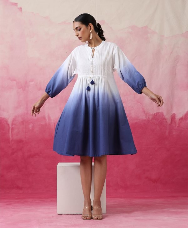 Ombre Dress Blue