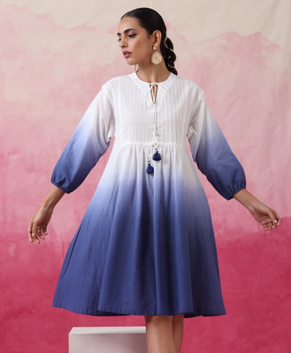 Ombre Dress Blue