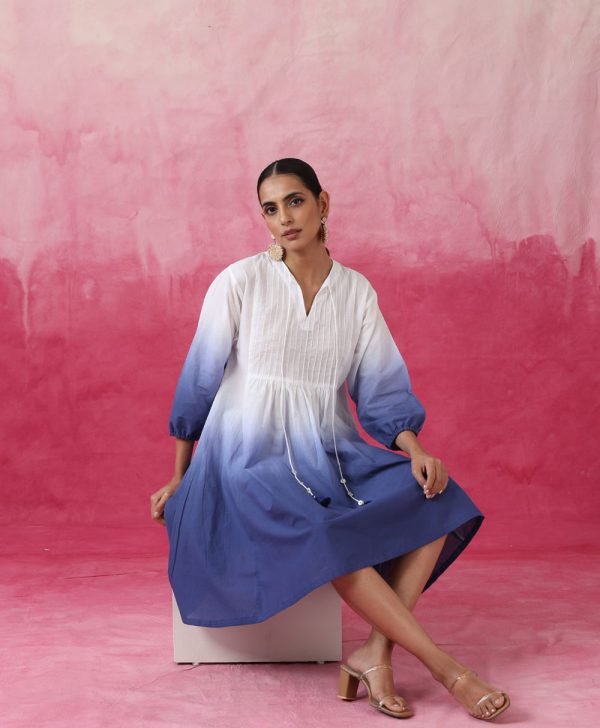 Ombre Dress Blue