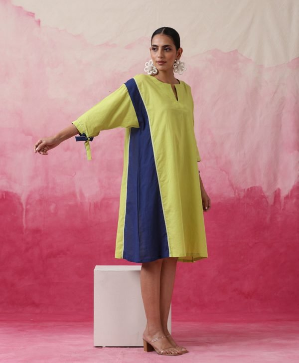 Color Block Lime Dress