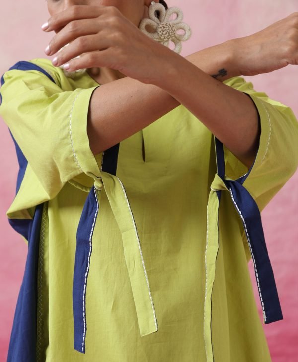 Color Block Lime Dress