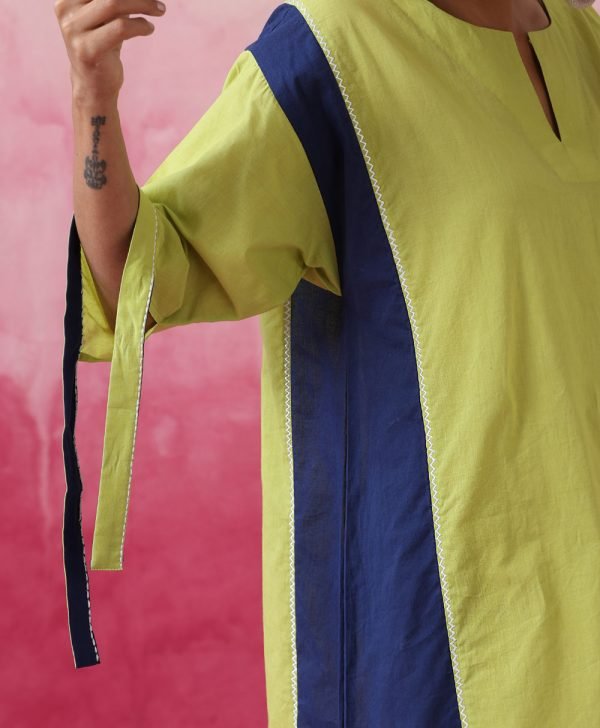 Color Block Lime Dress