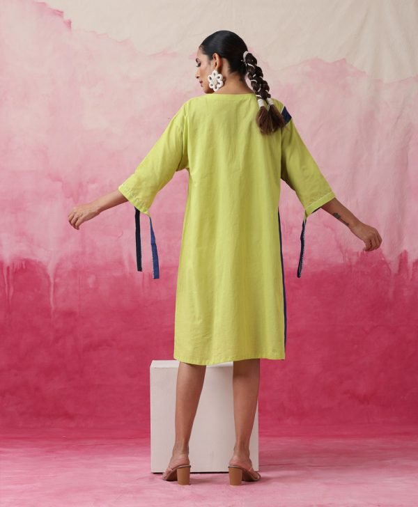 Color Block Lime Dress