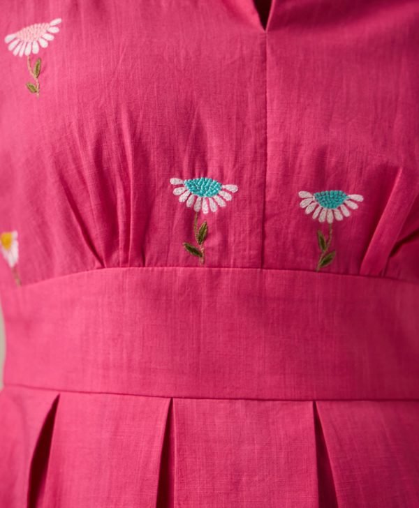 Hot pink dress - Mist Flora