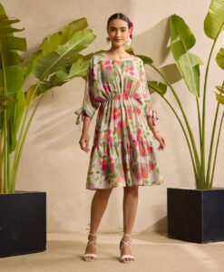 Phool Bagh Tiered Dress