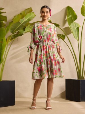 Phool Bagh Tiered Dress