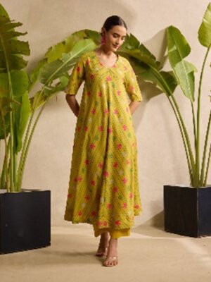 Sunshine Bloom Printed Kurta Set